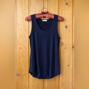Cotton On Navy Blue Tank Top XS | Soft Lightweight Casual Basic